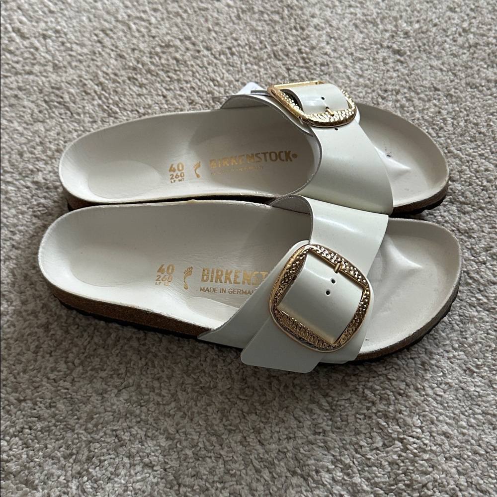 Birkenstock Madrid big buckle slide size 40